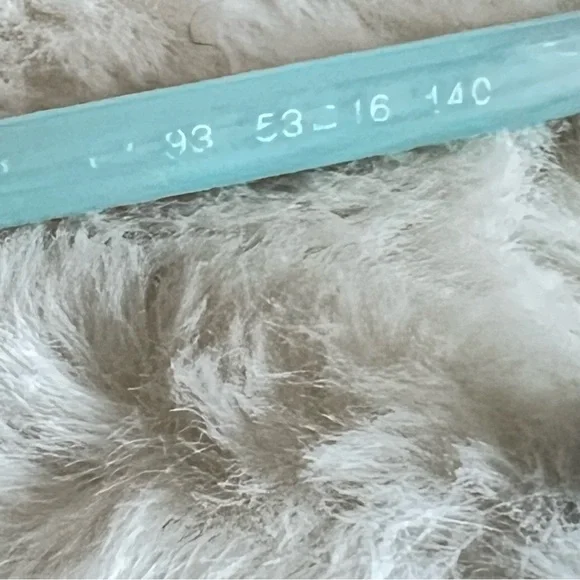 TIFFANY & CO BLACK ON TIFFANY BLUE STRIPED Prescription Glasses Frames 8193 - Picture 12 of 16